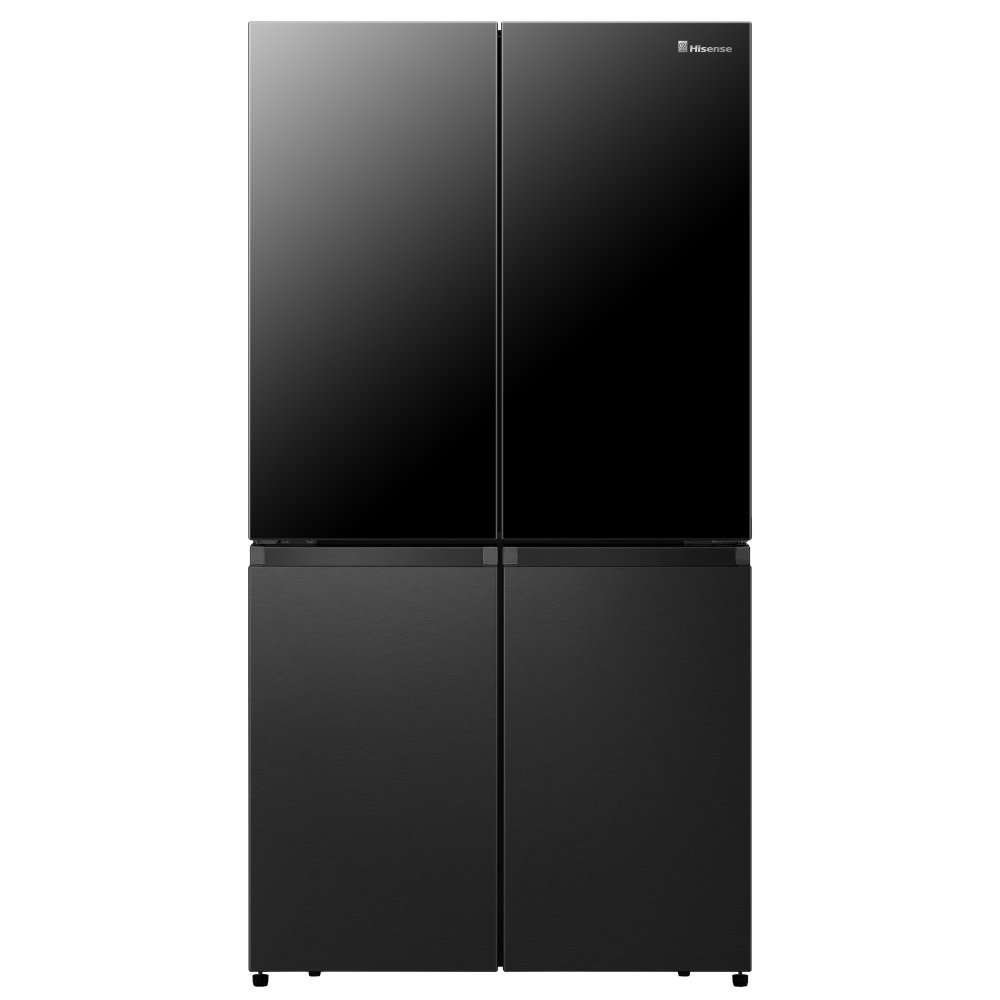 Hisense RQ5X560SFLEF American Style Fridge Freezer With Ice Maker Plumbed – BLACK