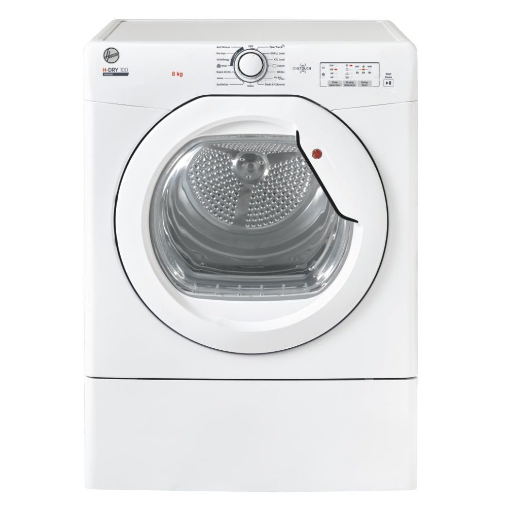 Hoover HLEV8LG-80 8kg Vented Tumble Dryer - WHITE