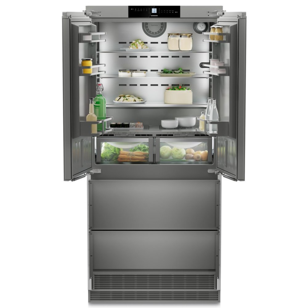 Liebherr ECBNE8872 91cm Premium Plus Biofresh Frost Free Integrated Four Door Fridge Freezer With Ice Maker