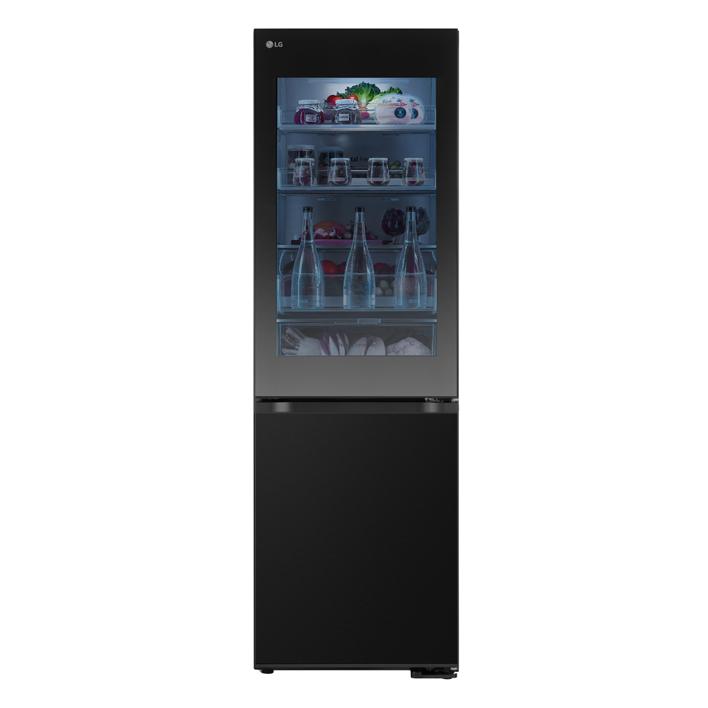LG GBG5160CEV 60cm Instaview Frost Free Fridge Freezer – BLACK STEEL