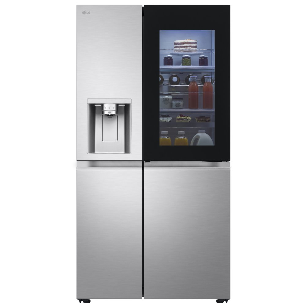 LG GSXE90BSAD Door In Door Instaview American Fridge Freezer With Ice & Water - STAINLESS STEEL