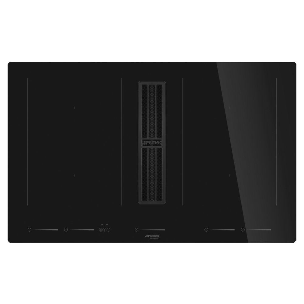 Smeg HOBD682D2 83cm Air Venting Induction Hob - BLACK