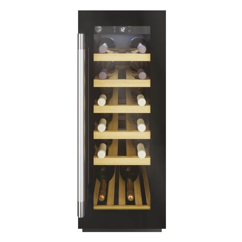 Hoover HWCB30UKN 30cm Undercounter Wine Cooler - BLACK