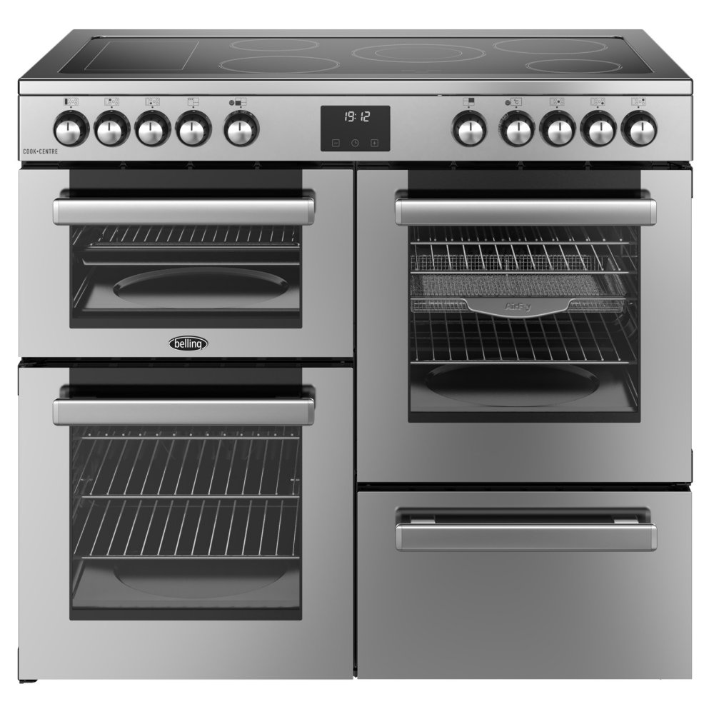 Belling BEL RCA COOKCENTRE 100E STA 11798 100cm Ceramic Range Cooker - STAINLESS STEEL