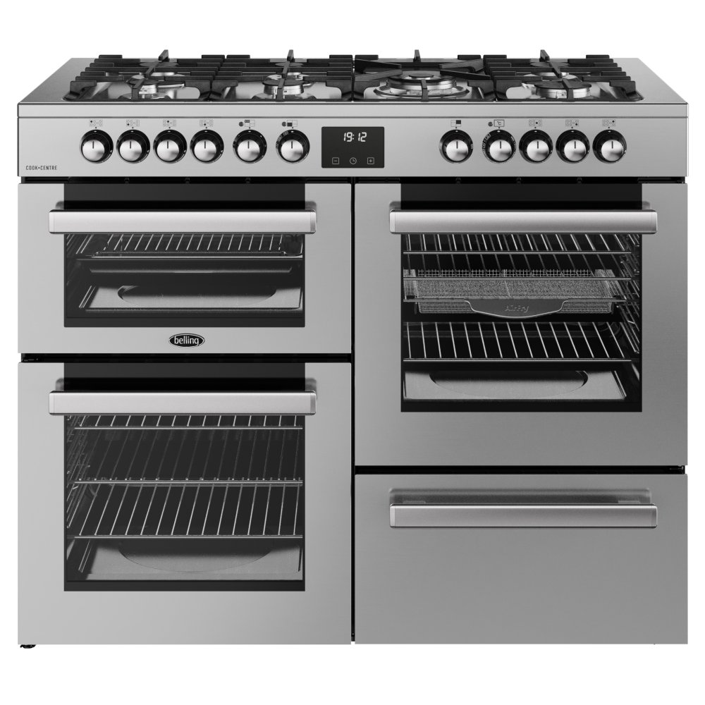 Belling BEL RCA COOKCENTRE 110DF STA 11806 110cm Dual Fuel Range Cooker – STAINLESS STEEL