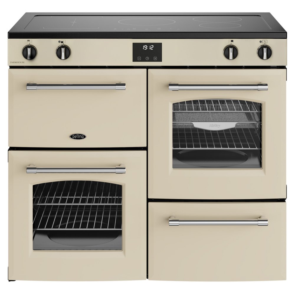 Belling BEL RCA FARMHOUSE 100EI CRM 11833 100cm Induction Range Cooker - CREAM