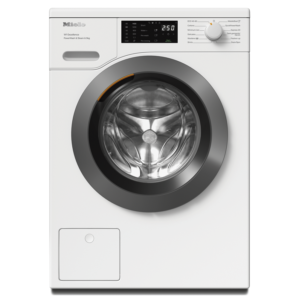 Miele WED385WCS 9kg W1 PowerWash Washing Machine 1400rpm - WHITE