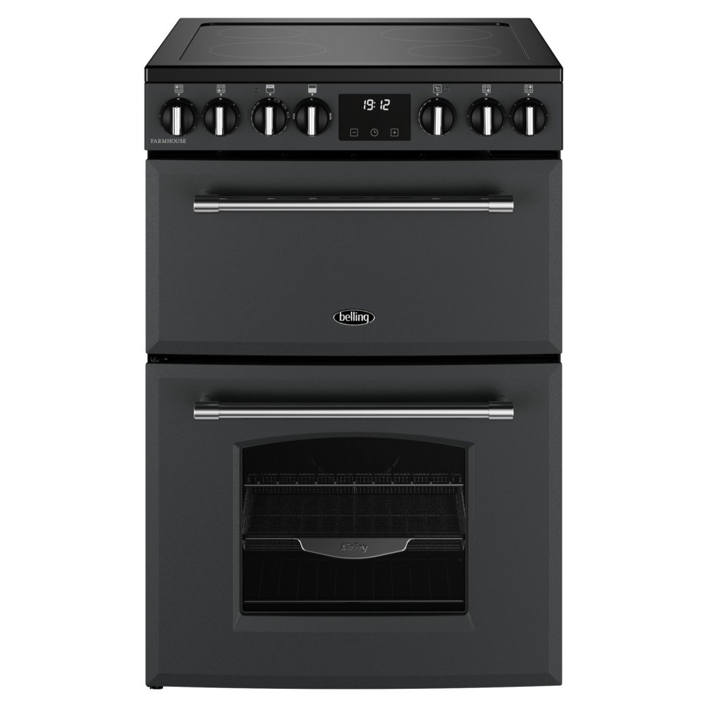 Belling BEL MRA FARMHOUSE 60E ANT 11809 60cm Ceramic Mini Range Cooker – ANTHRACITE