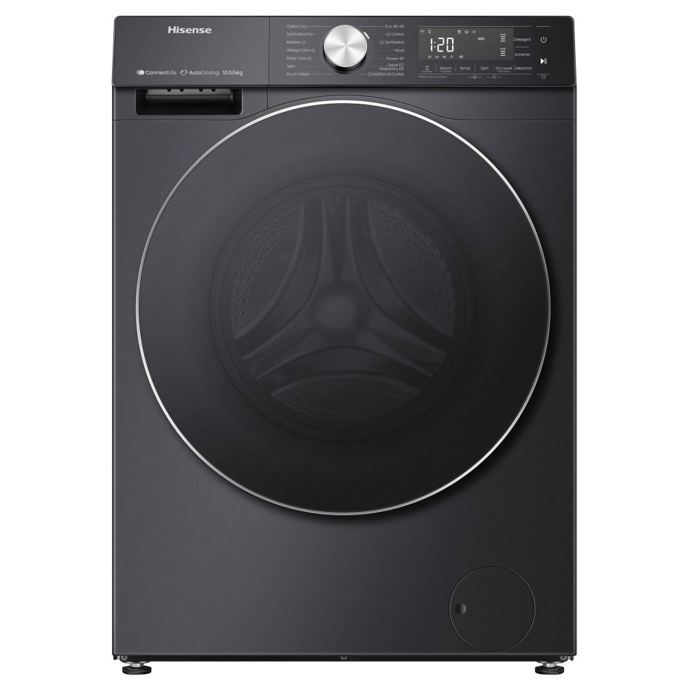 Hisense WD5S1045BB 10.5kg/6kg 5S Series Autodose WiFi Washer Dryer – BLACK