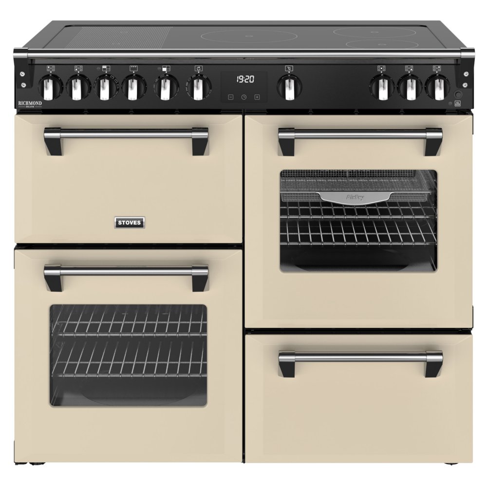 Stoves ST DX RCA RICH 100EI RTY CRM 11874 Richmond DX 100cm Induction Range Cooker - CREAM