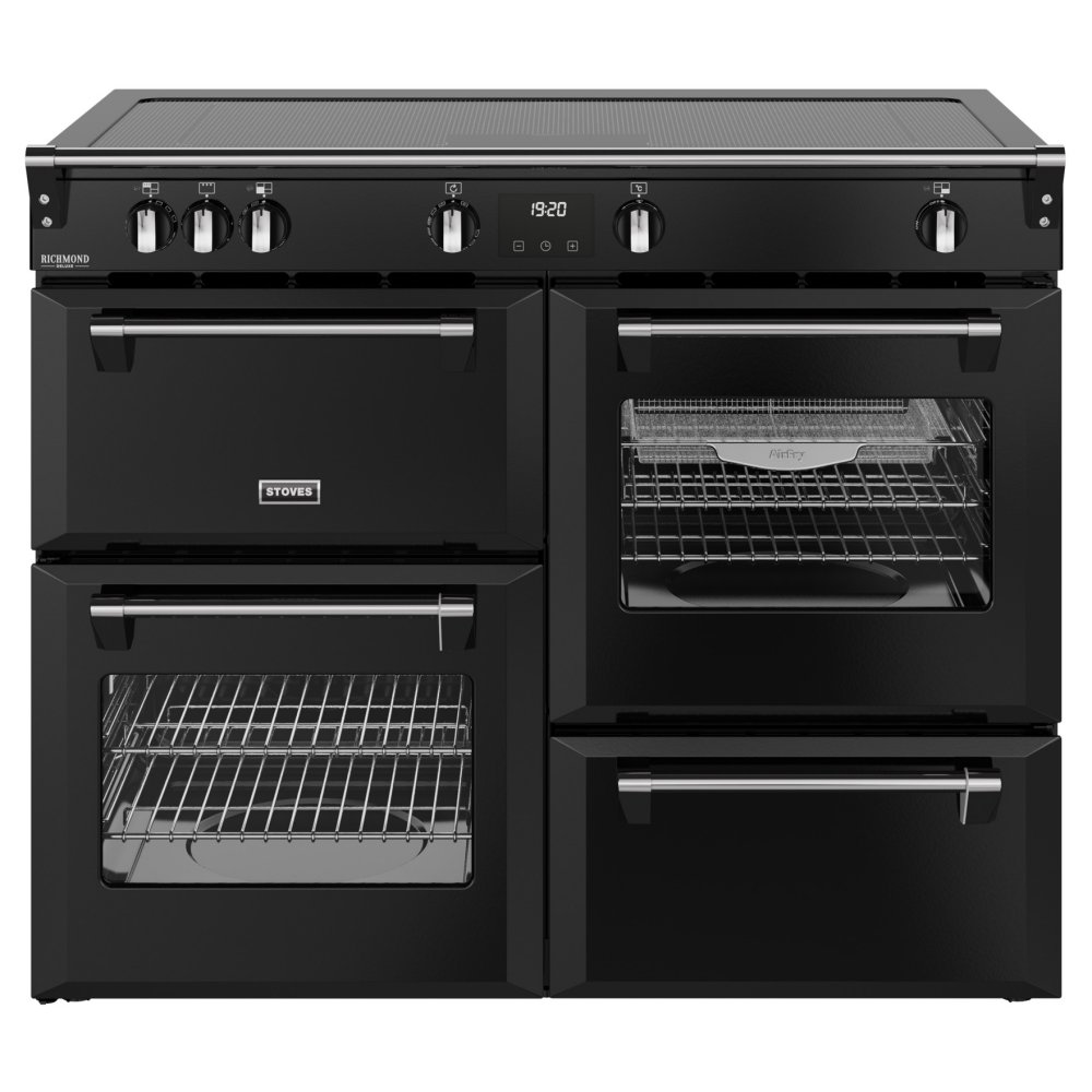 Stoves ST DX RCA RICH 110EI ZLS BLK 11880 Richmond DX 110cm Induction Range Cooker - BLACK