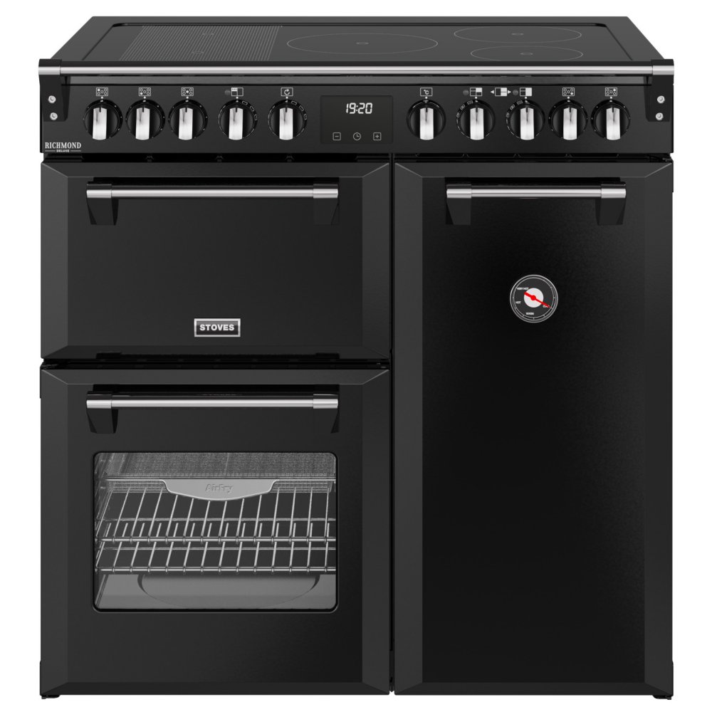 Stoves ST DX RCA RICH 90EI RTY BLK 11869 Richmond DX 90cm Induction Range Cooker - BLACK