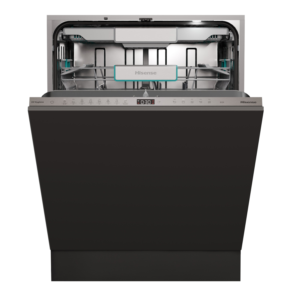 Hisense HV693A60UVADUK 60cm Fully Integrated Auto Dose UV Clean Dishwasher