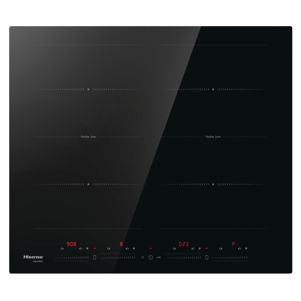 Hisense HI6442BSCE 60cm 4 Zone Area Flex Induction Hob – BLACK