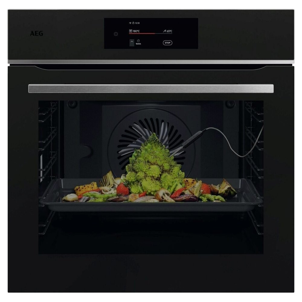 AEG TE7PB731AT Series 7000 Pyrolytic Multifunction Single Oven - MATTE BLACK
