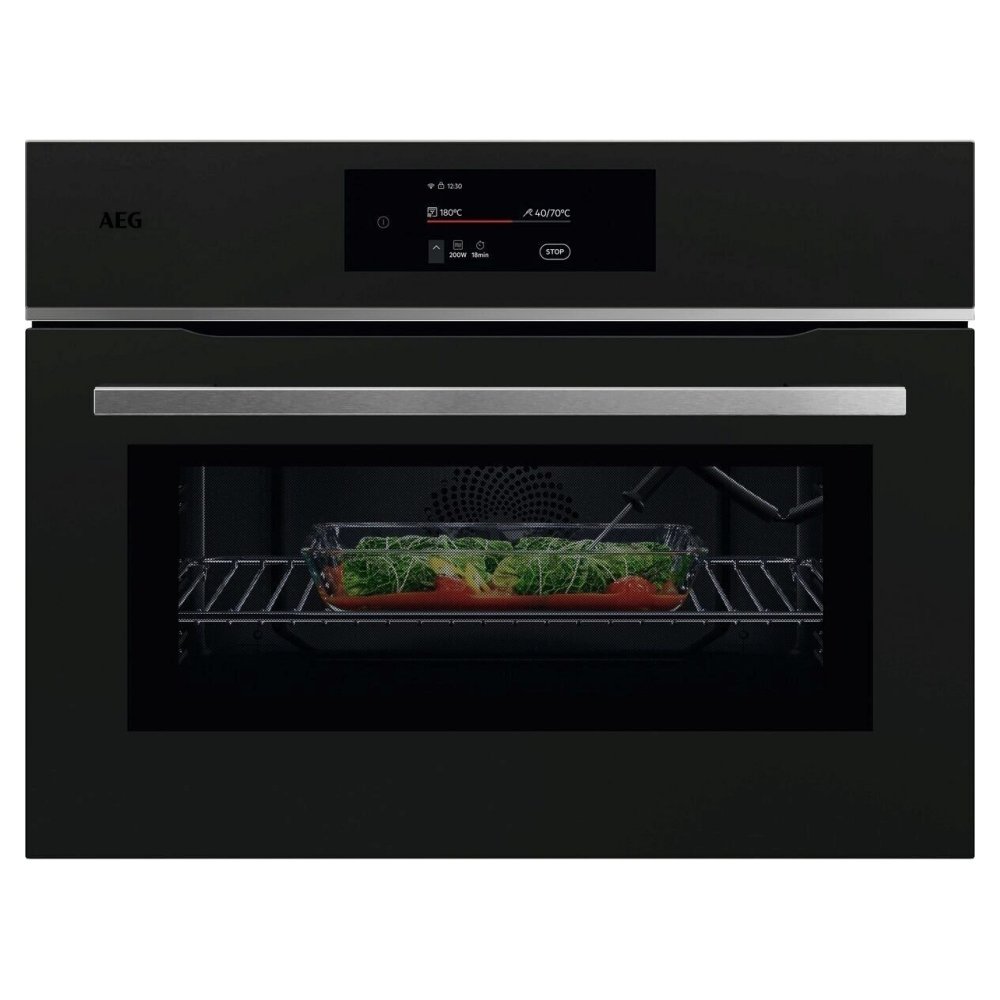 AEG TK8NK721T Series 8000 Built In Combi Microwave For Tall Housing – MATTE BLACK
