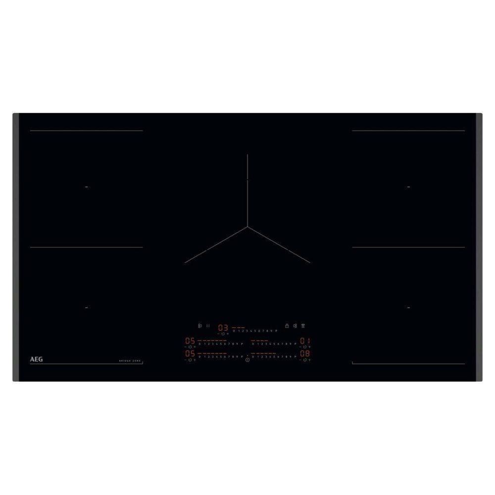 AEG TK95IN00FB 91cm Series 6000 5 Zone Induction Hob – BLACK