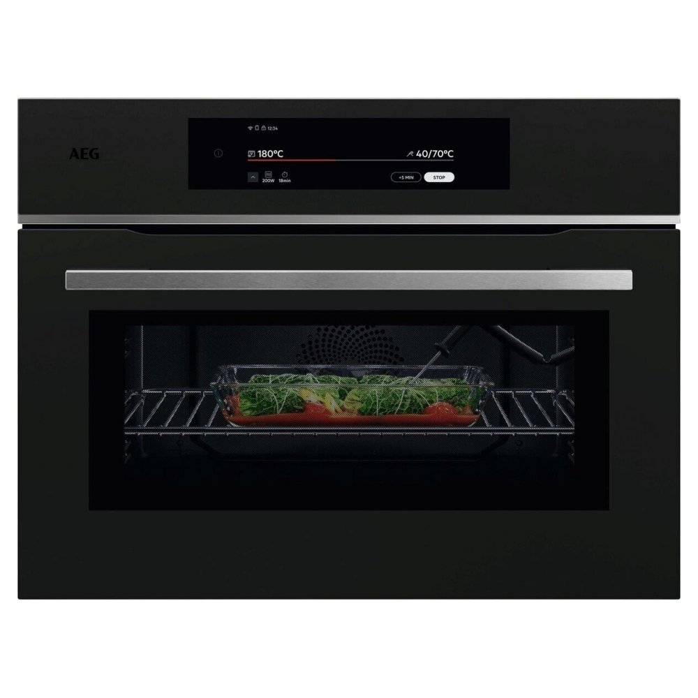 AEG TK9NK821T Built In Combi Microwave For Tall Housing – MATTE BLACK