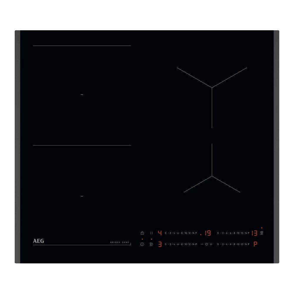 AEG TO64IB00FB 59cm Series 6000 4 Zone MaxiSense Induction Hob – BLACK
