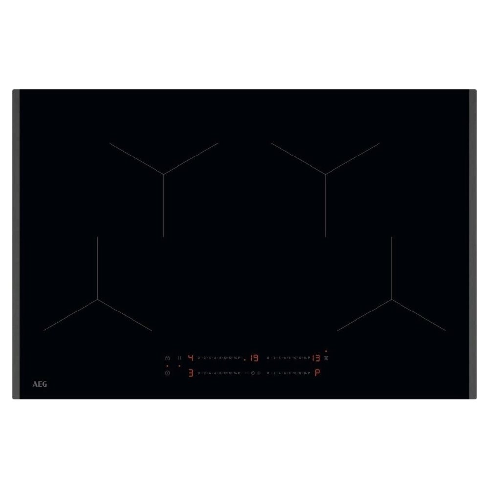 AEG TO84IA00FB 78cm Series 5000 4 Zone Bevelled Induction Hob – BLACK