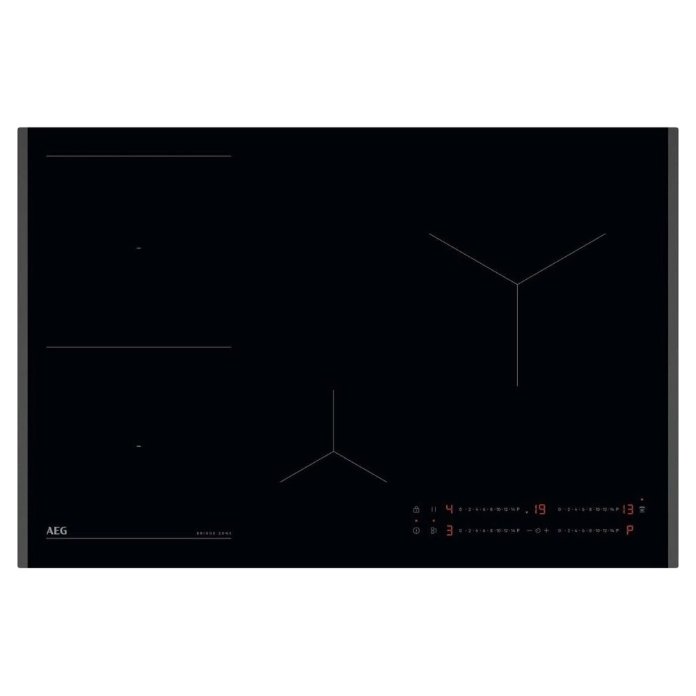 AEG TO84IB00FB 78cm Series 6000 4 Zone MaxiSense Induction Hob – BLACK
