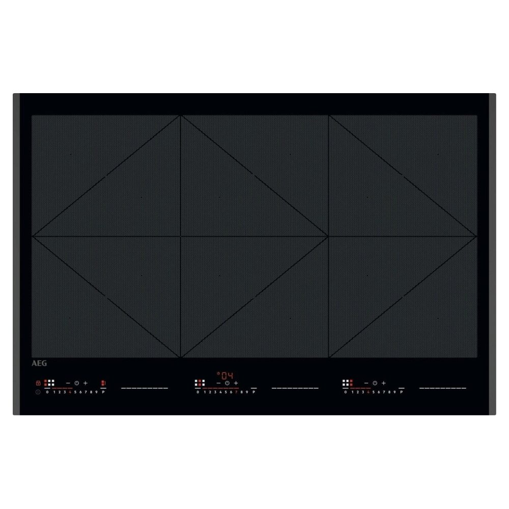 AEG TR84IT00FB 78cm Series 6000 6 Zone TotalFlex Induction Hob – BLACK