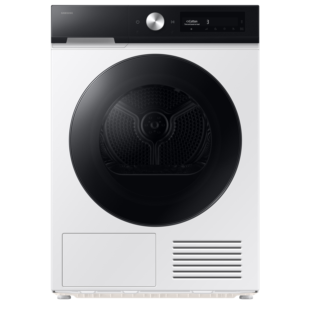 Samsung DV90BB7445GES1 9kg Series 8 Heat Pump Condenser Dryer - WHITE