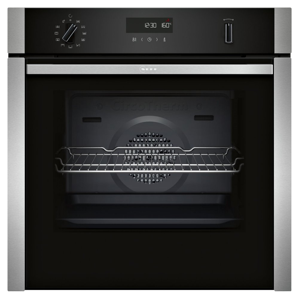 Neff B6ACH7AN7B N50 Slide & Hide Pyrolytic Single Oven – STAINLESS STEEL