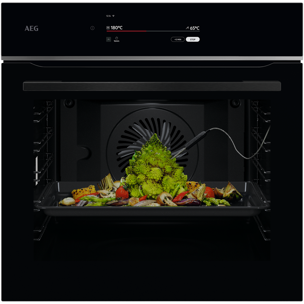 AEG TT9PB831AB Series 9000 ProAssist Pyrolytic Multifunction Single Oven – BLACK