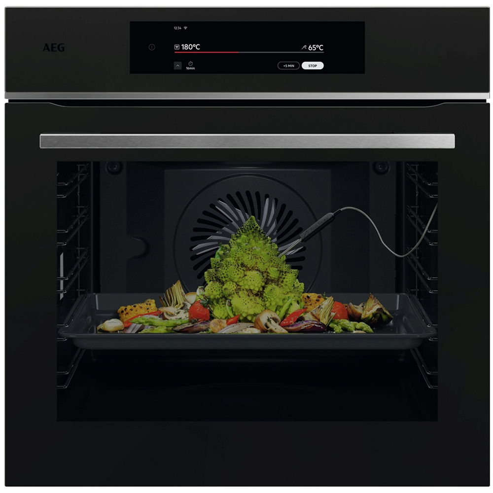 AEG TT9PB831AT Series 9000 ProAssist Pyrolytic Multifunction Single Oven – MATTE BLACK