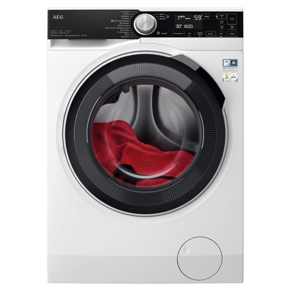 AEG LWR8516L6UD 11kg/7kg Washer Dryer 8000 Series - WHITE