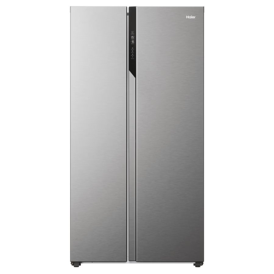 Haier HSR5918DNMP Series 3 American Style Fridge Freezer Non Ice & Water – PLATINUM INOX