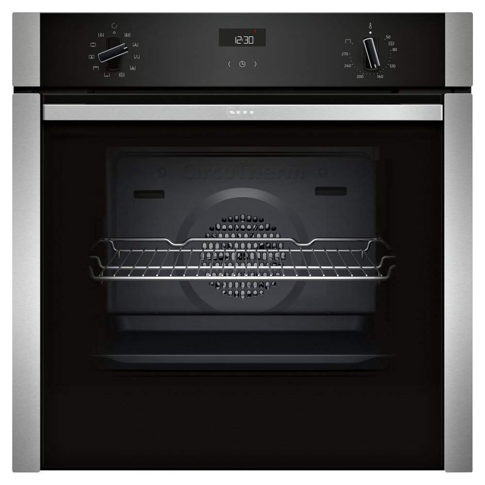 Neff B3ACE4AN3B N50 CircoTherm Single Oven SlideAway Door – STAINLESS STEEL