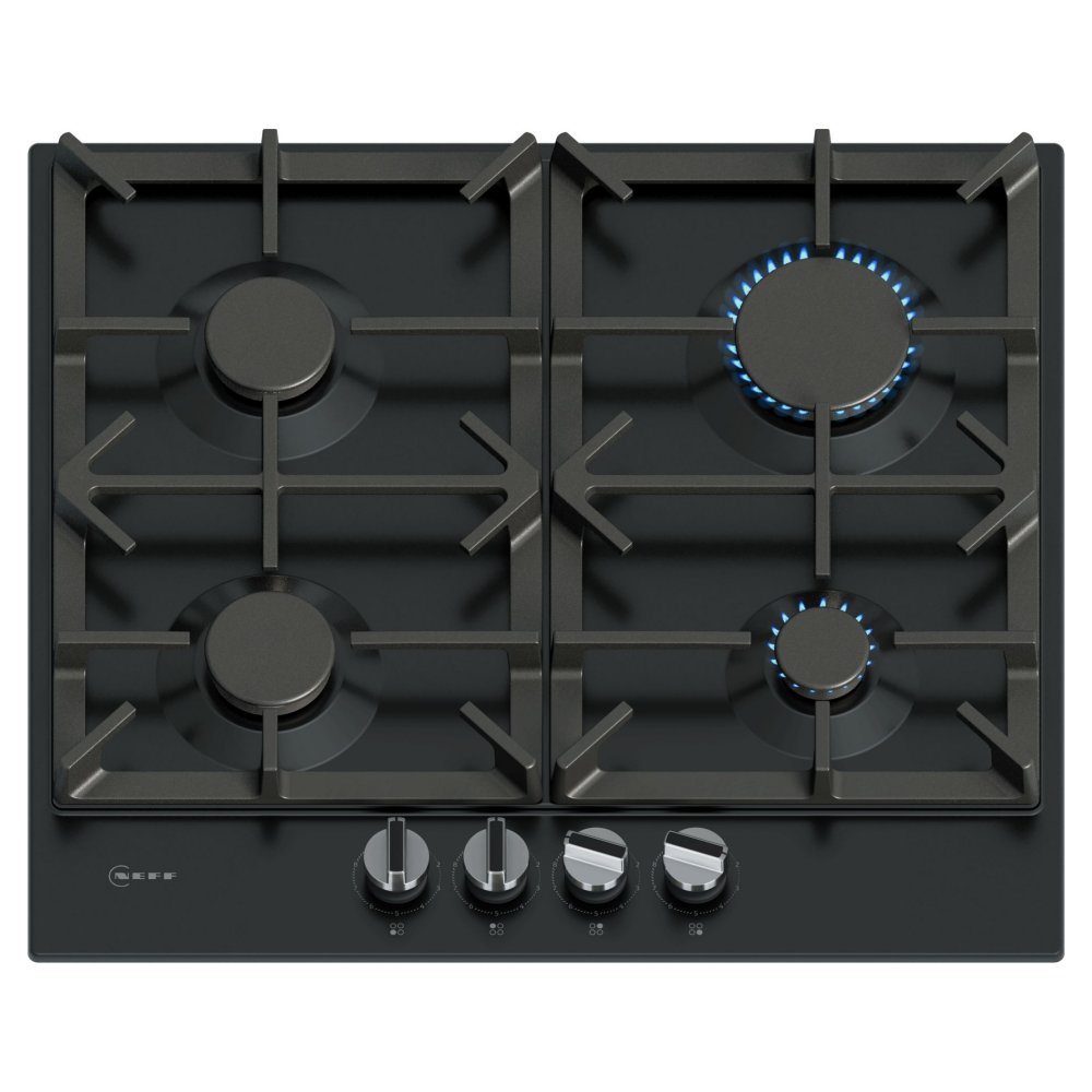 Neff T26CIP8S0 60cm N70 4 Burner Gas Hob – BLACK