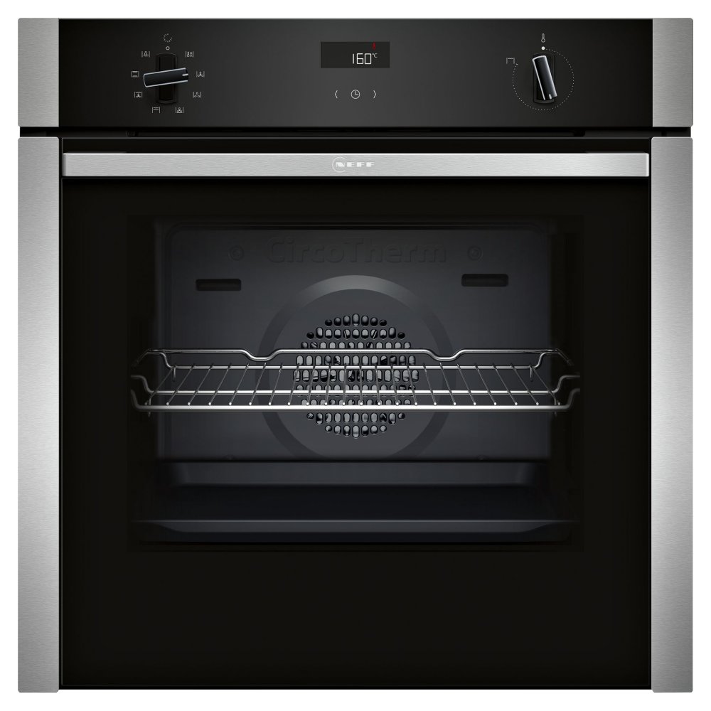 Neff B4ACF1AN3B N50 Slide & Hide Multifunction Single Oven - STAINLESS STEEL
