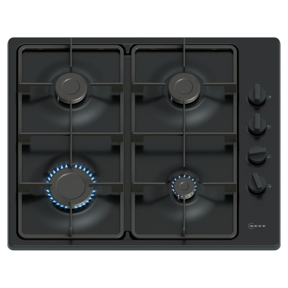 Neff T26BKP6S0 60cm N30 4 Burner Gas Hob - BLACK