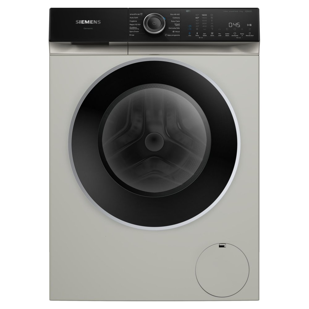 Siemens WG46H2AXGB 9kg IQ-500 i-DOS Washing Machine 1600rpm - SILVER