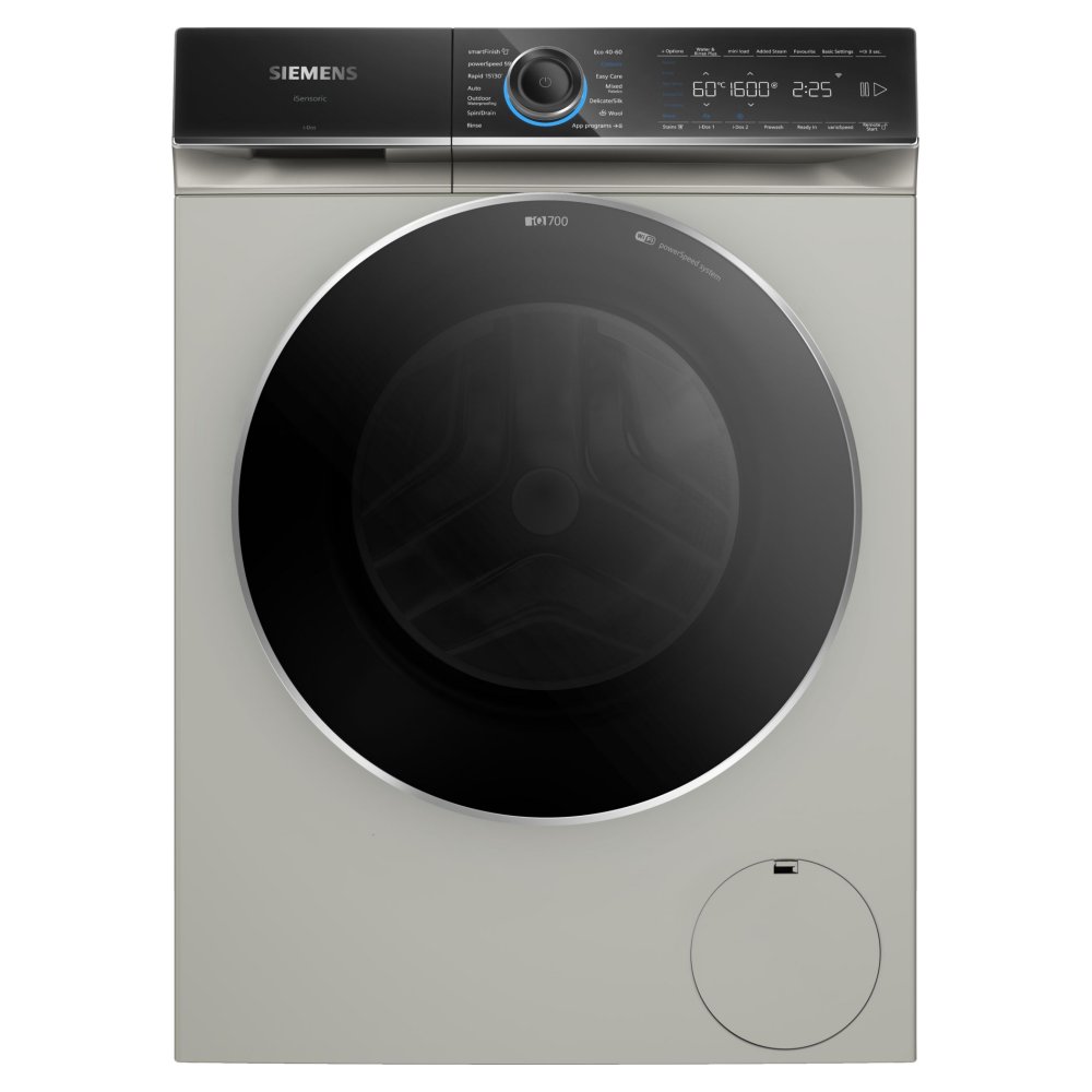 Siemens WG56B2A3GB 10kg IQ-700 i-DOS Washing Machine 1600rpm – SILVER