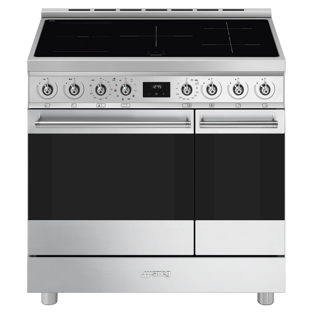Smeg C92IPX2 90cm Classic Pyrolytic Induction Range Cooker – STAINLESS STEEL