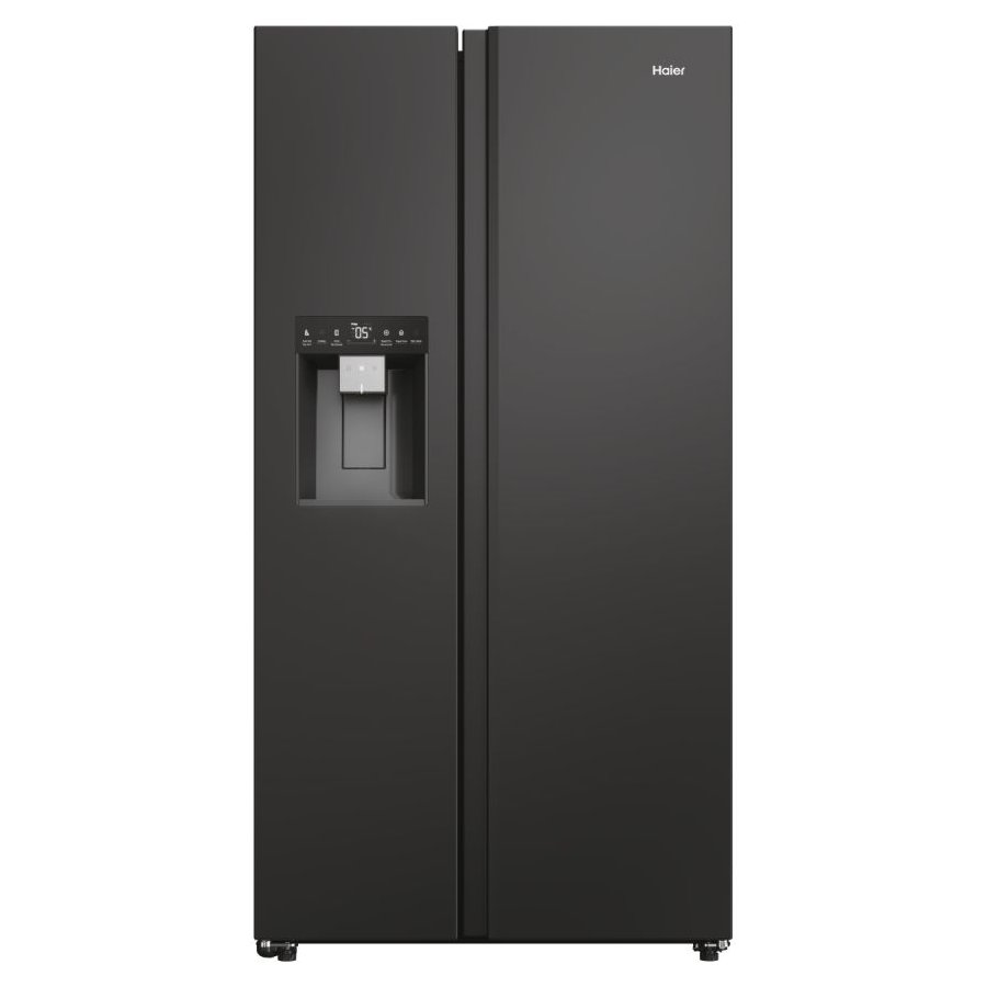 Haier HSW79F18DIPT Series 7 American Style Fridge Freezer Ice & Water – SLATE BLACK
