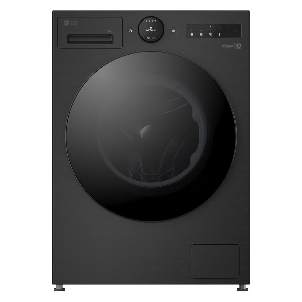LG F4X7013TBB 13kg TurboWash Steam Washing Machine – BLACK STEEL