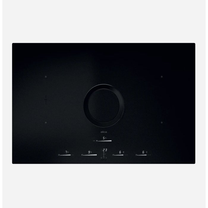 Elica NT-SWITCH-GLOW-EVO-RAW 83cm Air Venting Induction Hob – MATTE BLACK