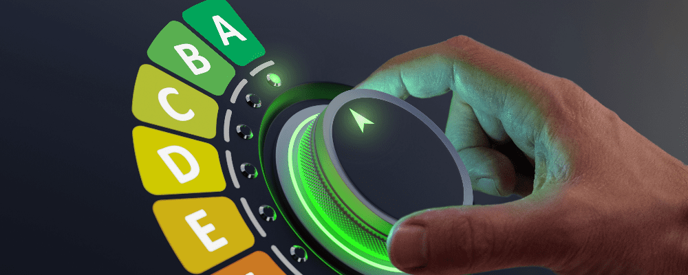 a visual explanation of appliance energy rating labels and efficiency.