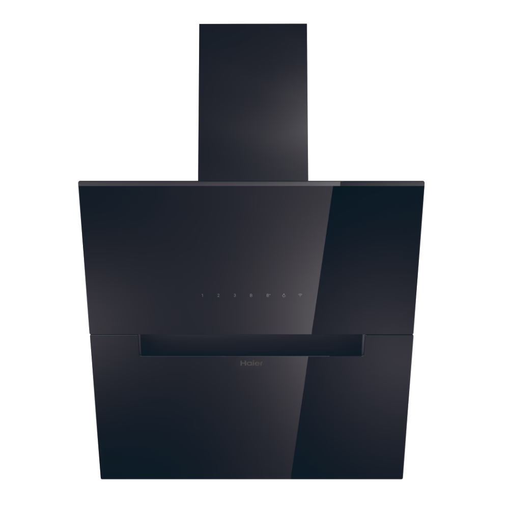 Haier HADG6CBS4BWIFI 36901930 60cm Angled Chimney Hood – BLACK