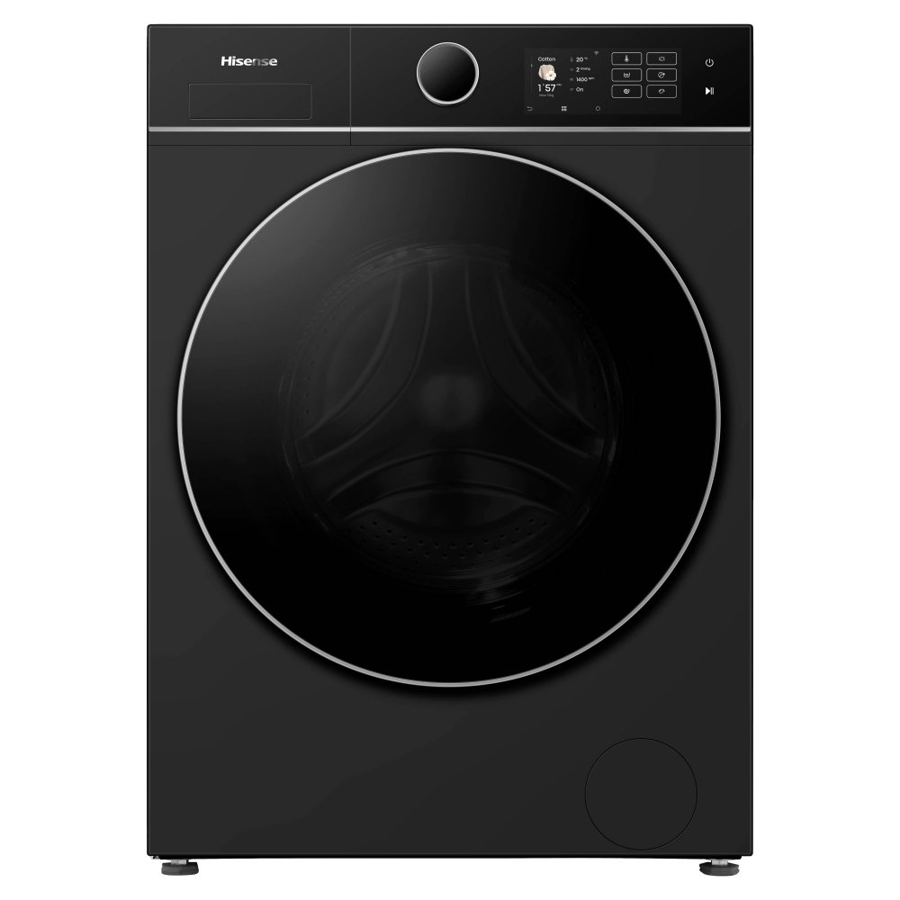 Hisense WF5I1245BBR 12kg 5I KitchenFit Series AutoDose WiFi enabled Washing Machine 1400rpm – BLACK