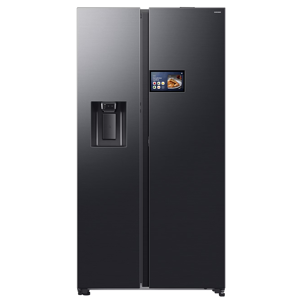 Samsung RS90F64EEFEU Bespoke AI Series 9 American Style Fridge Freezer With Ice & Water – BLACK STEEL