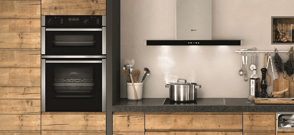 Neff N50 Pyrolytic CircoTherm Built In Double Oven U2ACM7HH0B - Stainless Steel - Image 2