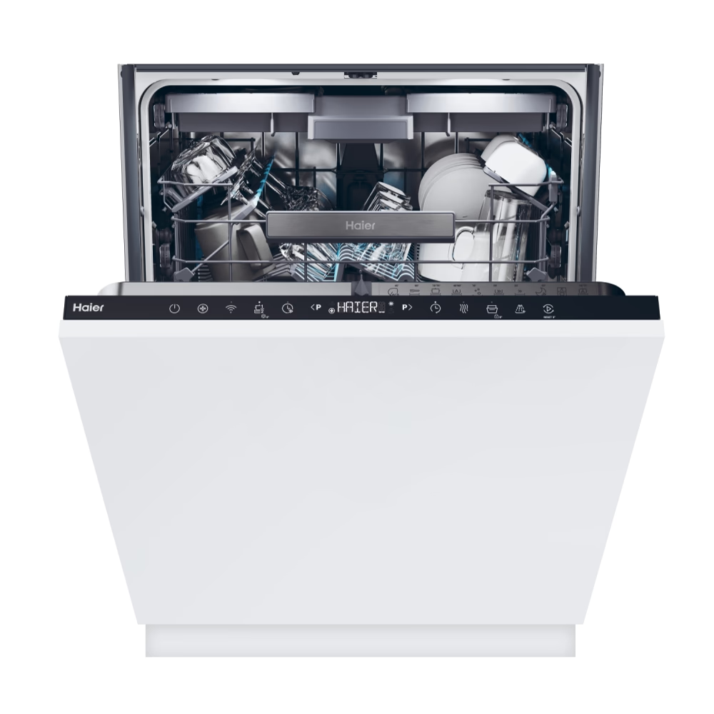 Haier XI 6C4S3FSB-80 32901816 60cm Fully Integrated Washlens Plus Dishwasher