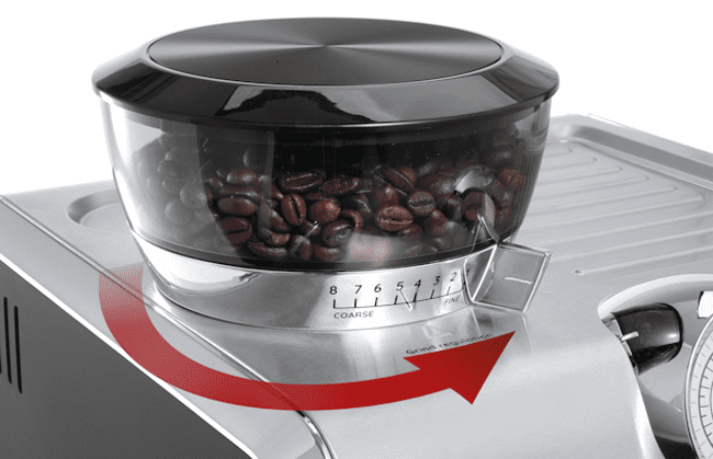 siemens coffee machine with external coffee bean grinder