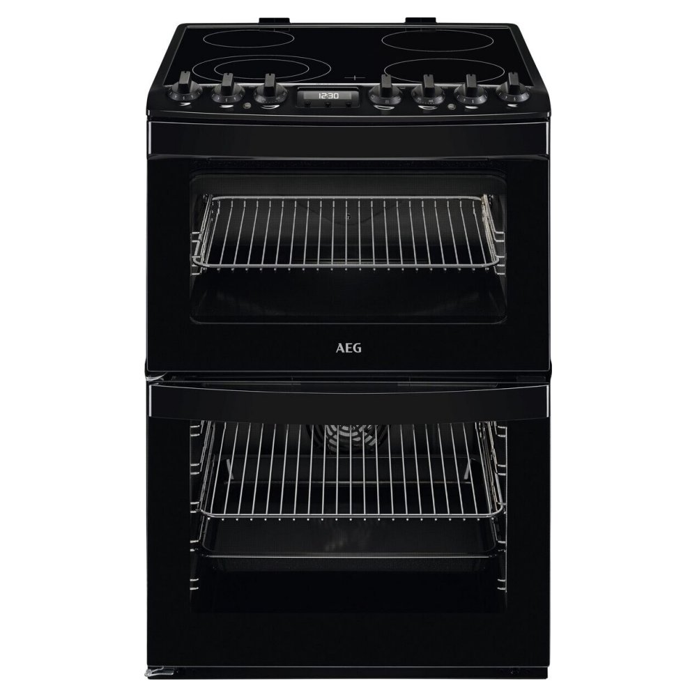 AEG CCB6741ACB 60cm Freestanding SteamBake Electric Ceramic Cooker – BLACK